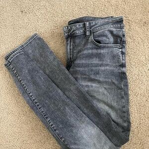 Aeropostale Gray Slim Jeans with Distressed Look